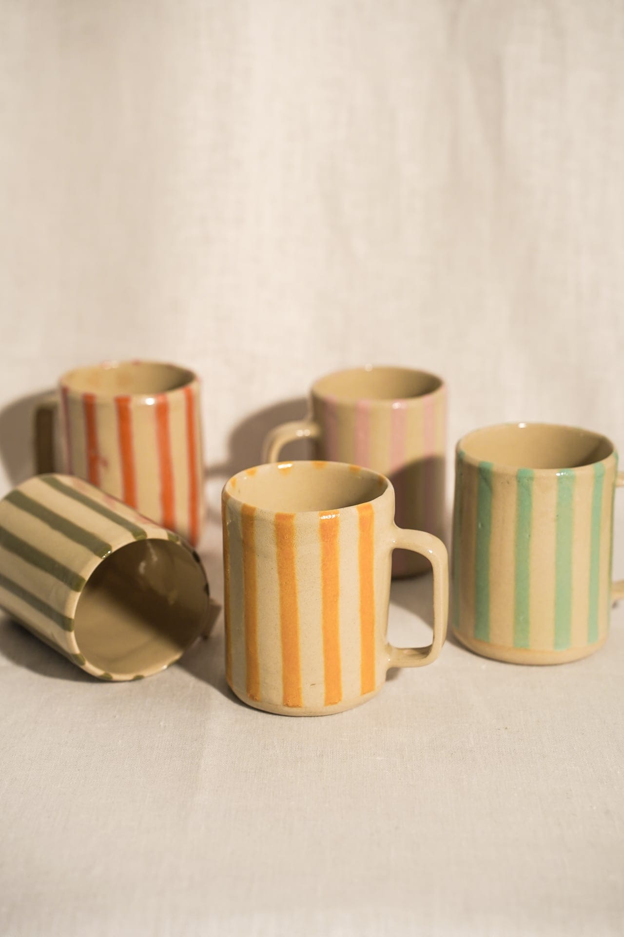 Tasse Norma rayée