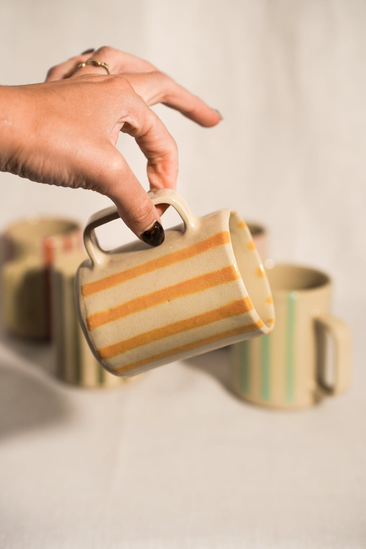 Tasse Norma rayée — image 5